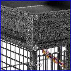 156cm Play Top Parrot Cage Rolling Metal Bird Cage For Small/ Medium Size Birds