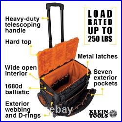22 Tradesman Pro Tool Master Durable Rolling Tool Bag Stack Materials Hard Top