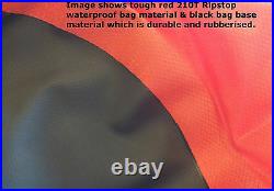 30L roll top dry bag 100% waterproof lightweight TOUGH RIPSTOP nylon (in black)