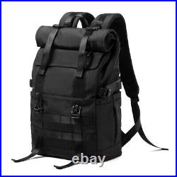 3 in 1 Travel Backpack Men Women Roll Top Laptop Backpack Teen Male School Bag