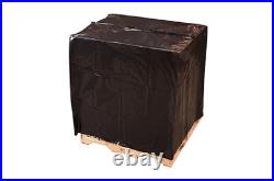 51x49x73 Black Pallet Top Covers with UVI/UVA 3 Mil 40/Roll Top Covers