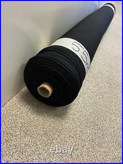 55 Meter Roll Black ITY 4 way stretch Jersey Fabric for Dresses, Tops And Crafts