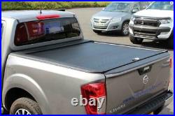 Armadillo Roll Top Cover for Nissan Navara NP300 with Black Roll Bar