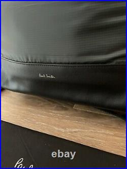 Auth Paul Smith Leather Trim Aquilt Roll-top Backpack, Travel Bag £475 Bnwt