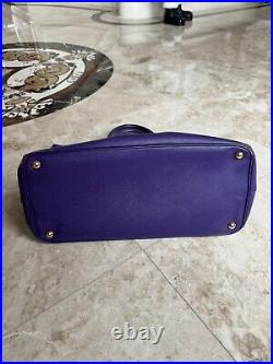 Authentic Prada Saffiano Double Pockets Purple