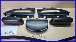 BMW E36 M3 convertible rear roll over + top seatbelt trims covers in black