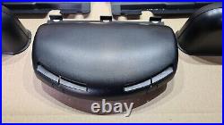 BMW E36 M3 convertible rear roll over + top seatbelt trims covers in black