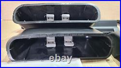 BMW E36 M3 convertible rear roll over + top seatbelt trims covers in black