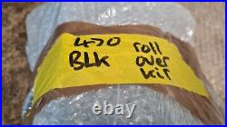 BMW E36 M3 convertible rear roll over + top seatbelt trims covers in black