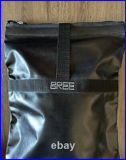 BREE Punch Waterproof Black Large Streetwear Vibes Cool Y2K Backpack Roll Top