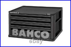 Bahco 1482K4BLACK E82 4 Drawer Top Chest Tool Box for E72 Roll Cabs Black