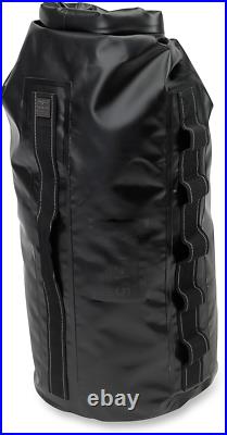 Biltwell Black Waterproof Textile EXFFIL-115 Motorcycle Roll Top Bag For Harley