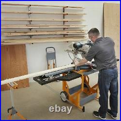 Bora Portamate Miter Saw Stand Work Station Mobile Rolling Table Top Workbe