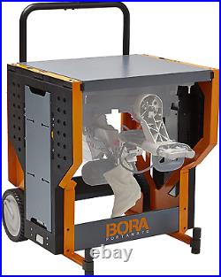 Bora Portamate Miter Saw Stand Work Station Mobile Rolling Table Top Workbench