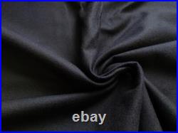 Brushed Cotton Flannel Fabric Material Wynciette BLACK