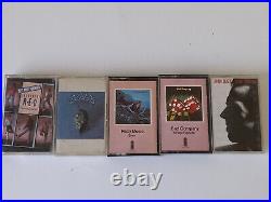 Bundle Of Rock Tapes + Carrying Case Cassette Tapes X 32 Classic Rock