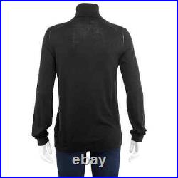 Burberry Silk Cashmere Roll-neck Sweater In Black