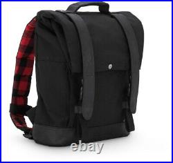 Burly Voyager Roll Top Backpack UV Black Canvas Harley Motorcycles