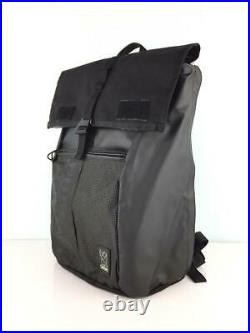 CHROME Roll Top Black Fashion Back Pack 288 From Japan