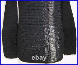 Calvin Klein'Larry' ladies vintage black wool-blend sweater (Size Small) EU 36