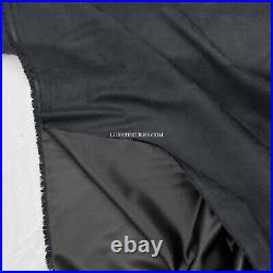 Car Interior Black SUEDE Luxury Quality Material Door Fabric Upholstery, 150cm