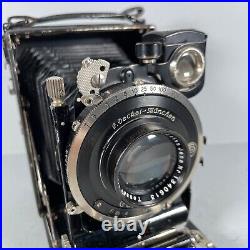 Certo Certotrop 6x9 camera, top Tessar f3.5 lens. Inc roll-film back & holders