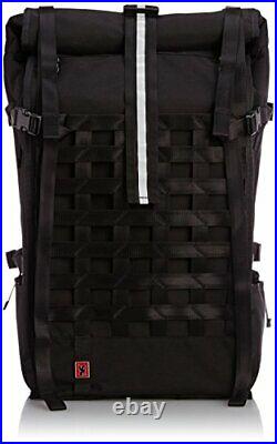 Chrome Industries Pro Barrage Waterproof Roll-Top Satchel Backpack Black black