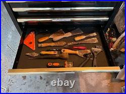 Clarke HD Tool Box With Tools Top Box Roll Cab Mechanic Garage Workshop 16 Draw