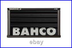 DAMAGEDBahco 1482K4BLACK E82 4 Drawer Top Chest Tool Box for E72 Roll Cabs Black