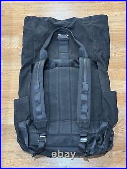 DEFY Cobra Buckle Black Ballistic Nylon Un-Zipped Roll Top Backpack