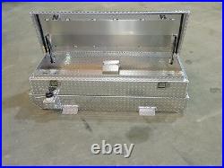 Diesel Fuel Auxiliary Fuel Tank and Toolbox Combination for Roll Top Bedcover