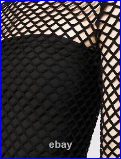 Dion Lee Black Fishnet Knit Top NWT
