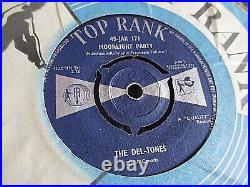 Dop-wop/rockabilly 7'45 The Del-tones Moonlight Party 1959 1st Press Superb Ex