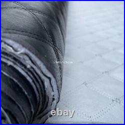 Double Stitch Diamond Bentley Car Quilted 6mm Scrim Foam Upholstery Fabric