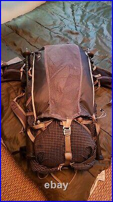 EXPED Lightning 60L UL Backpack, includes optional Exped Flash Gear Pocket