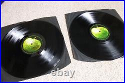 EX! 1st PRESS & COMPLETE 1/1/1/1 Beatles White Album Stereo Top No. 0399149 UK Lp