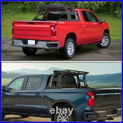 For 2009-2020 Ford F150 Off Road Truck Bed Roll Bar + Top Luggage Carrier Basket