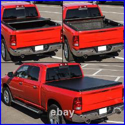 For 2016-2018 Toyota Tacoma 5 Ft Fleetside Bed Soft Top Roll-up Tonneau Cover