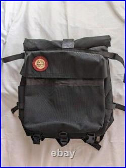Freight Baggage Old Tag Messenger bag Rolltop BLACK Very Rare MASH TRAVIS F/S