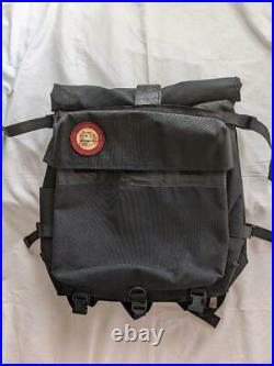 Freight Baggage Old Tag Messenger bag Rolltop BLACK Very Rare MASH TRAVIS USED