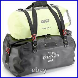 Givi Gravel-T Range Canyon Water Resistant Roll Top Cargo Bag 40L Black Off Road