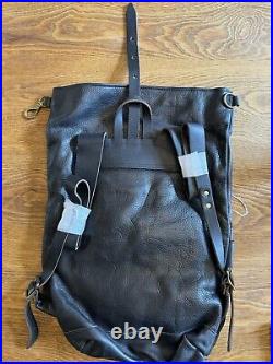 Handmade Leather Rolltop Backpack RRP $482