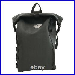 Harley Davidson Roll Top Backpack Unisex Black