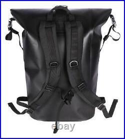 Harley-Davidson Waterproof Coated Polyester Dry Roll-Top Backpack Black