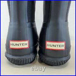 Hunter Original Insulated Roll Top Sherpa Boots, Black, Size 7