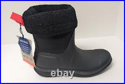 Hunter Original Roll Top Sherpa Boots, Black, Women's 8 M