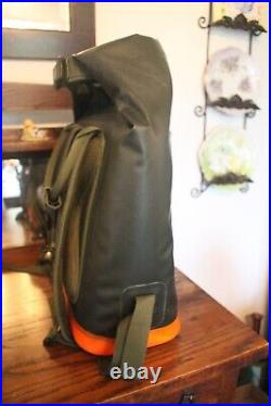 Hunter Target Roll Top Cooler Backpack Olive Green & Orange 20th Anniversary