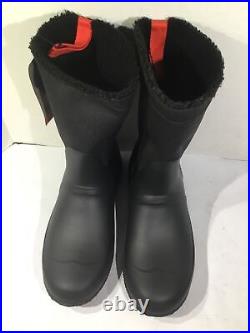 Hunter Women's Size 11 Original Black Roll Top Sherpa Insulated WP Boots C23-205