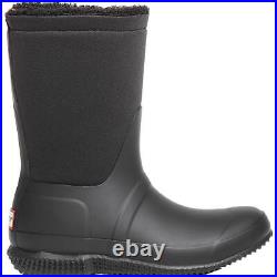 Hunter Womens Original Roll Top Black Rain Boots Shoes 7 Medium (B, M) BHFO 6455