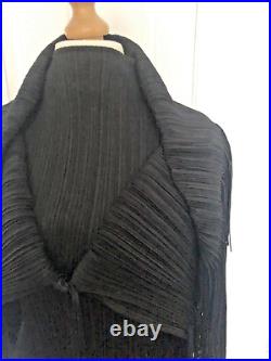 Issey Miyake Pleats Please Fringed Roll Neck and Jacket (M) Size 3